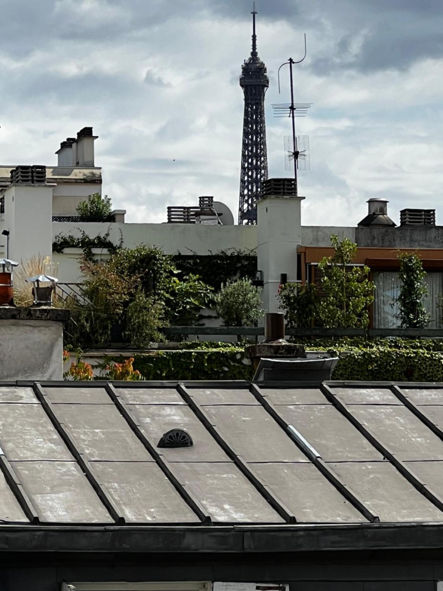 Appartement Luxury Terrace Trocadero Eiffel Tower Climatise Parijs